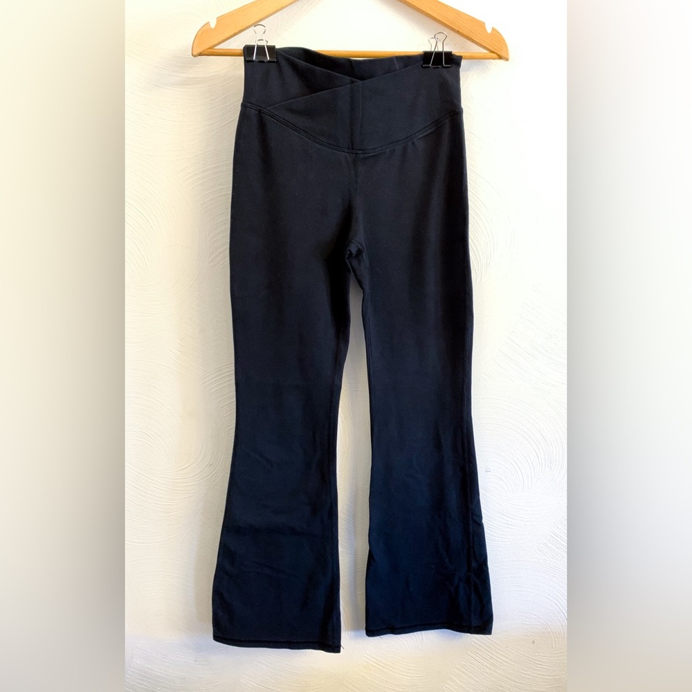 Old Navy PowerChill - XL 14-16 - Girls Black Flared Leggings NWOT